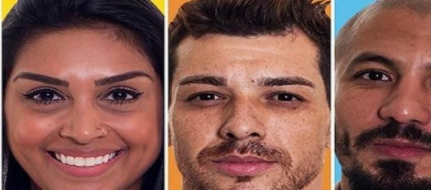 Os 3 últimos participantes do BBB 15 Os 3 últimos participantes do BBB 15