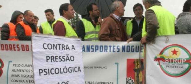 Arménio Carlos esteve na Transportes Nogueira Arménio Carlos esteve na Transportes Nogueira