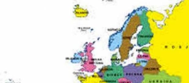 Mapa polityczna Europy z podziałem na państwa Mapa polityczna Europy z podziałem na państwa