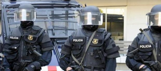 Os Mossos d'Esquadra lideraram a operação Os Mossos d'Esquadra lideraram a operação