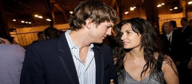 Ashton Kutcher und Demi Moore. Ashton Kutcher und Demi Moore.