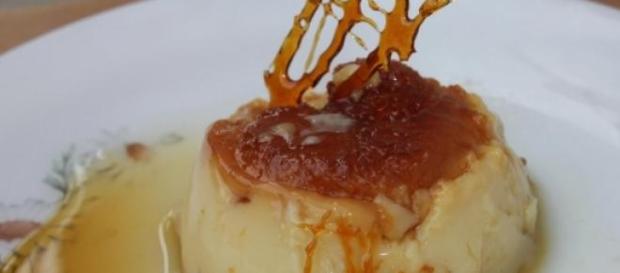 Delicioso flan de leche de soja Delicioso flan de leche de soja