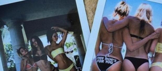 Hailey, Josephine e Kendall encantam de biquíni Hailey, Josephine e Kendall encantam de biquíni