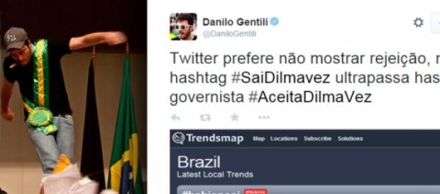 Humorista duvidou da imparcialidade da rede social Humorista duvidou da imparcialidade da rede social