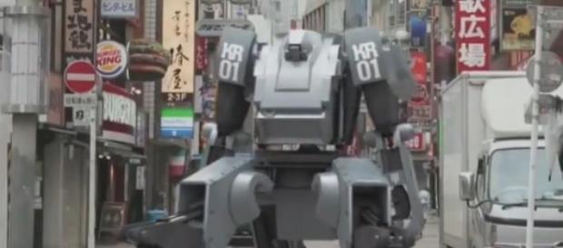 Japoński robot Kuratas - źródło YouTube Japoński robot Kuratas - źródło YouTube