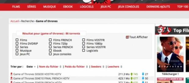 Les torrents, le Graal pour voir Game of Thrones? Les torrents, le Graal pour voir Game of Thrones?