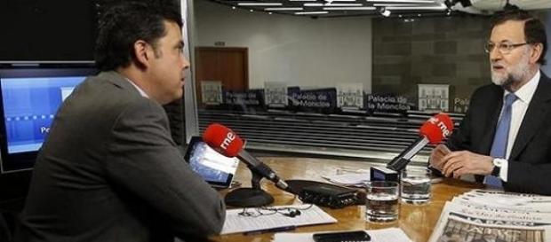 Mariano Rajoy en una entrevista sobre el suceso Mariano Rajoy en una entrevista sobre el suceso