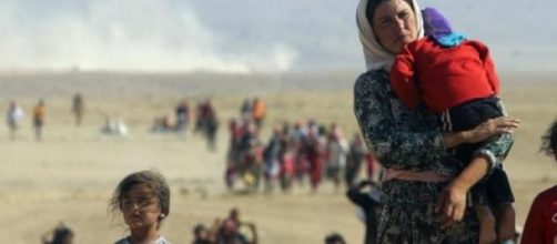 Yazidi in fuga verso il Cusrdistan