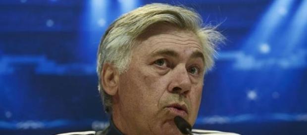Carlo Ancelotti en rueda de prensa. Fuente: RTVE Carlo Ancelotti en rueda de prensa. Fuente: RTVE