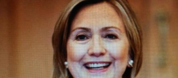Hillary Clinton confiante en sa bonne étoile. Hillary Clinton confiante en sa bonne étoile.