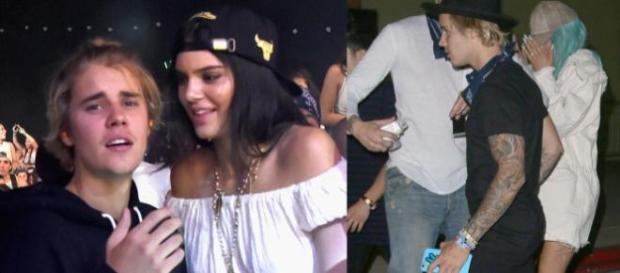 Justin Biber com Kendal e com Kylie Jenner Justin Biber com Kendal e com Kylie Jenner