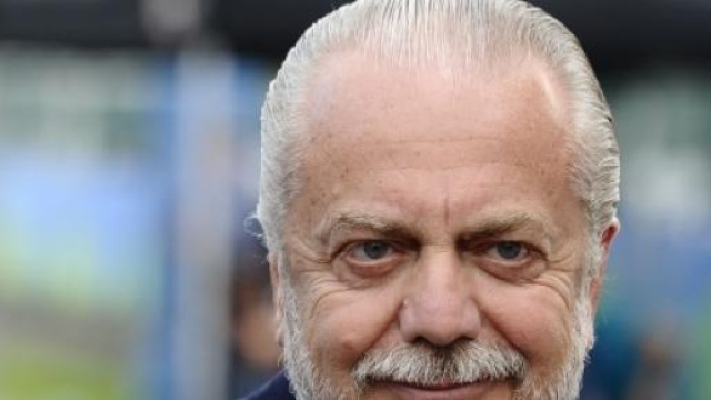 Il presidente del Napoli Aurelio De Laurentiis