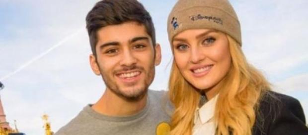 Zayn Malik com Perrie Edwards, na Disneylândia Zayn Malik com Perrie Edwards, na Disneylândia