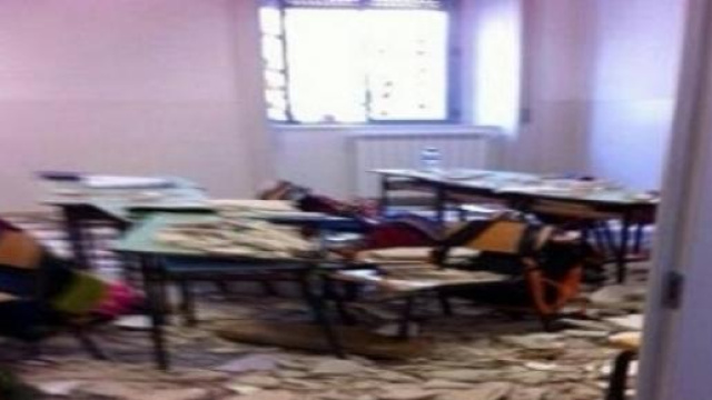 Molte le scuole italiane in pericolo di crollo.