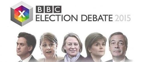 Five leaders taking part in BBC debate