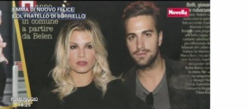 Emma Marrone bacia Fabio Borriello ad Amici 14.