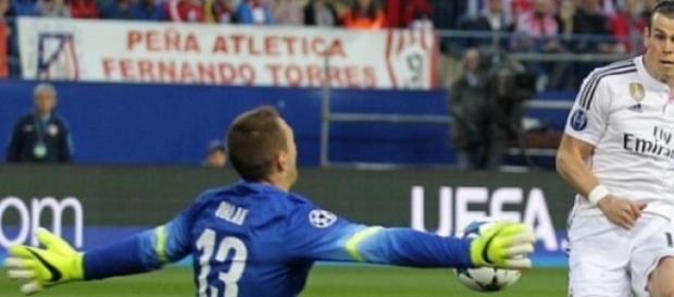 Bale não conseguiu bater Oblak Bale não conseguiu bater Oblak