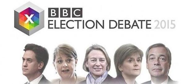 Five leaders taking part in BBC debate Five leaders taking part in BBC debate