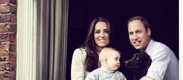 Kate Middleton, William e George Kate Middleton, William e George