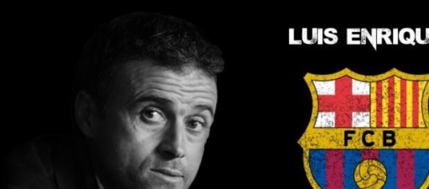 Luis Enrique, le coach de Barcelone. Luis Enrique, le coach de Barcelone.