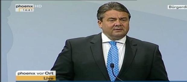 Sigmar Gabriel bei der Auftaktveranstaltung Sigmar Gabriel bei der Auftaktveranstaltung