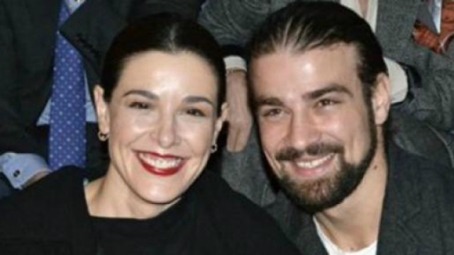 Mario Biondo e la moglie.