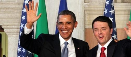 Barack Obama e Matteo Renzi.