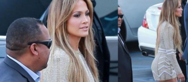 Jennifer Lopez encantadora na chegada ao 'Ídolos' Jennifer Lopez encantadora na chegada ao 'Ídolos'