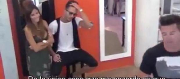 Leandro y Aylén discutieron con vehemencia Leandro y Aylén discutieron con vehemencia