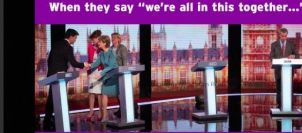 NIgel Farage's tweet following the debate NIgel Farage's tweet following the debate