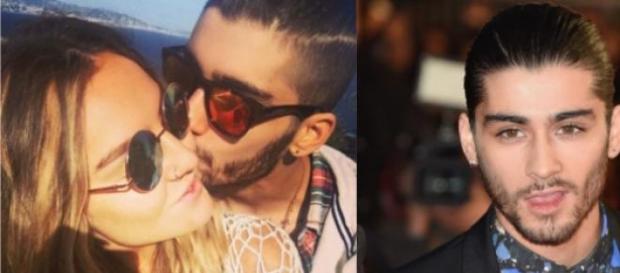 Zayn Malik com a namorada Perrie Edwards Zayn Malik com a namorada Perrie Edwards