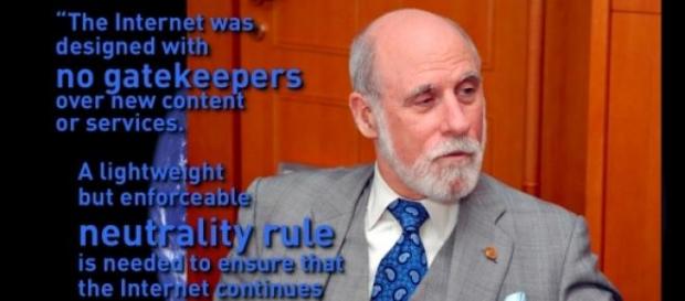 Founding father of the internet favors its freedom Founding father of the internet favors its freedom