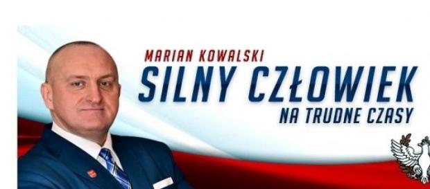 Marian Kowalski - poster wyborczy, mat. prasowy Marian Kowalski - poster wyborczy, mat. prasowy