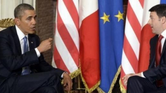 Parole cordiali e di stima tra Obama e Renzi 