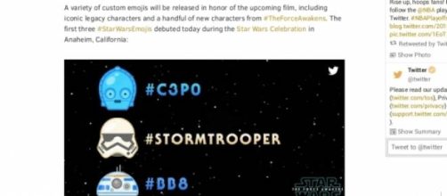 Il cinema diviene contenuto virale: StarWarsEmojis