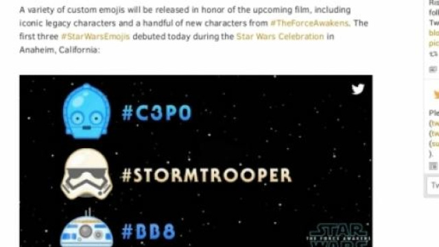 Il cinema diviene contenuto virale: StarWarsEmojis