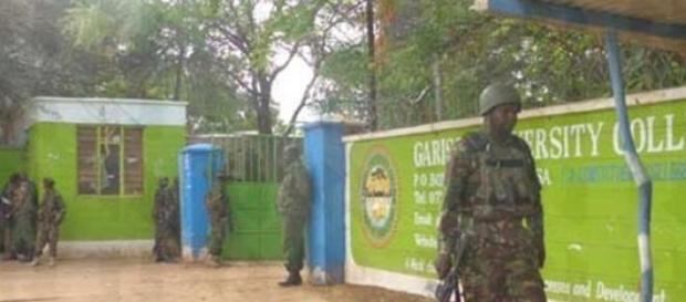 Kenyan Troops at Garissa University College Kenyan Troops at Garissa University College