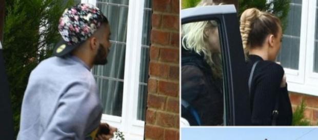 Zayn e Perrie visitaram mansão (Foto: Mirror) Zayn e Perrie visitaram mansão (Foto: Mirror)