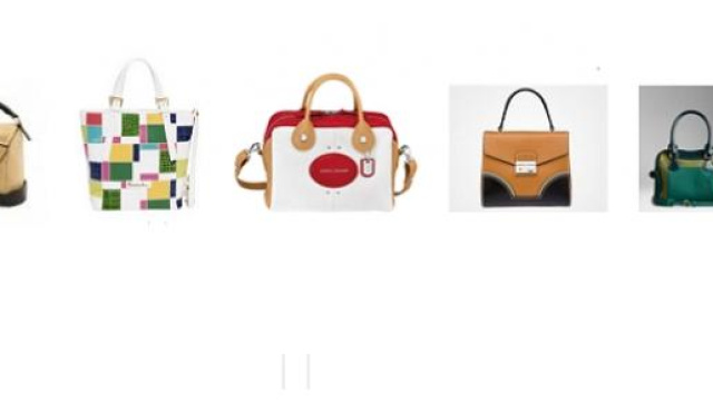 Borse Braccialini, Prada, Burberry, foto dai siti 