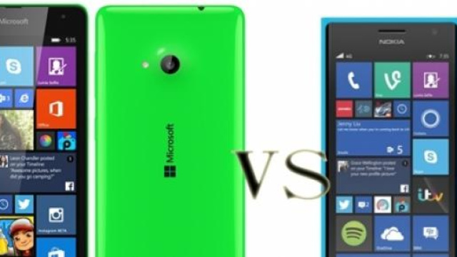 Microsoft Lumia 535 vs Nokia Lumia 735