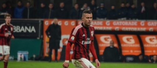 L'attaccante del Milan Jeremy Menez