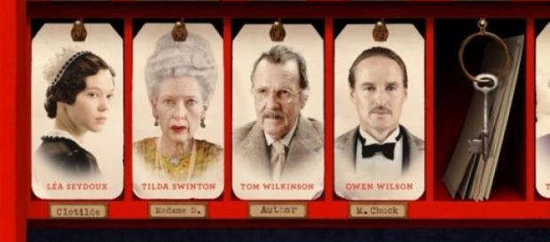 Cartel de la película, Gran Hotel Budapest. Cartel de la película, Gran Hotel Budapest.