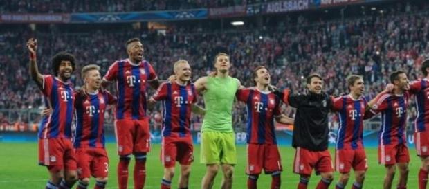 Bayern comemora classificação diante do Porto Bayern comemora classificação diante do Porto