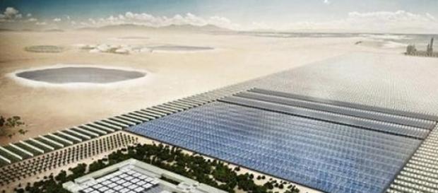 Usinas de Energia Solar utilizam espelhos.. Usinas de Energia Solar utilizam espelhos..