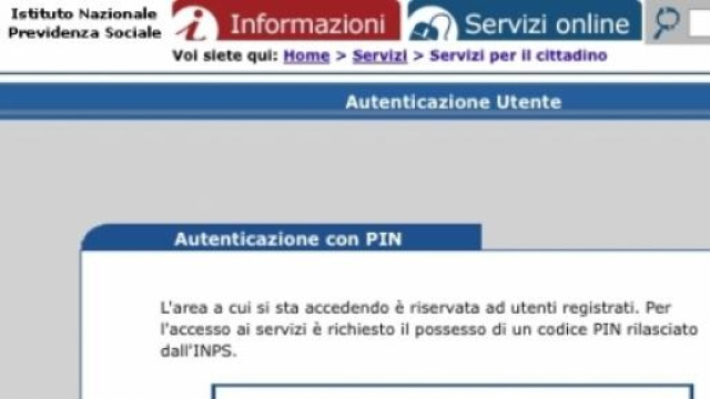 Inps, pensioni:  armiamoci di Pin e codice fiscale