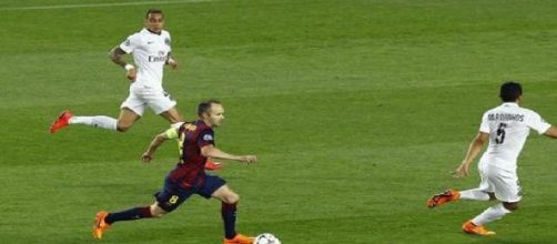 Iniesta passeur décisif face au PSG 