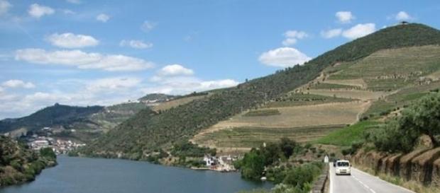 A paisagem deslumbrante, vista da EN 222 A paisagem deslumbrante, vista da EN 222