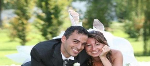 Carlo LIssi e la moglie al loro matrimonio. Carlo LIssi e la moglie al loro matrimonio.