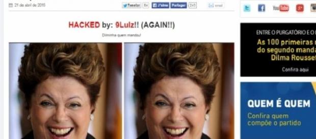 Hacker divulgou foto de Dilma no site do PSDB Hacker divulgou foto de Dilma no site do PSDB