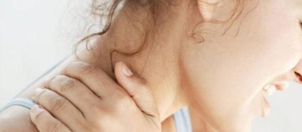 'Punto hipersensible' en el cuello 'Punto hipersensible' en el cuello